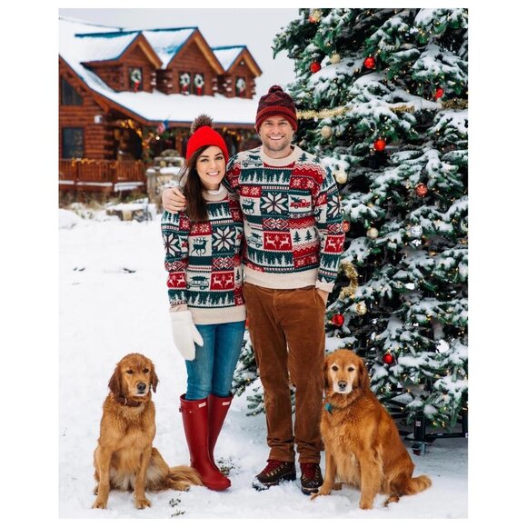 Kiel James Patrick The Christmas Patchwork Sweater Fair Isle Winter Holiday KJP - Picture 12 of 12